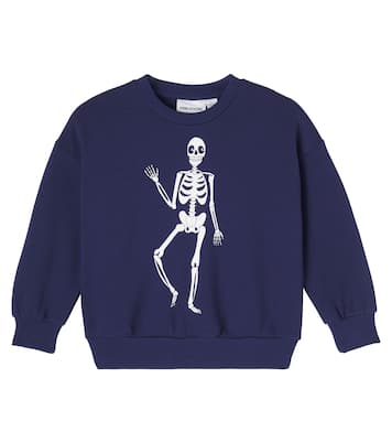 Printed cotton jersey sweatshirt  | Mini Rodini