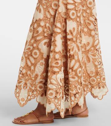 Midikleid aus Guipure-Spitze | Johanna Ortiz