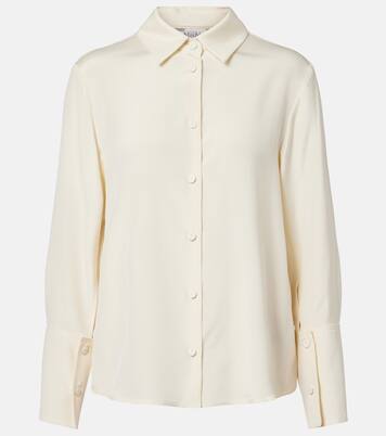 Voliera silk-blend cady shirt | Max Mara
