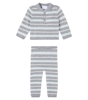 x Guest In Residence Baby Lumi striped cashmere two-piece set | Bonpoint