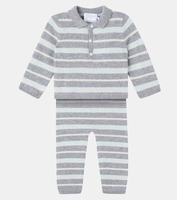 x Guest In Residence Baby Lumi striped cashmere two-piece set | Bonpoint