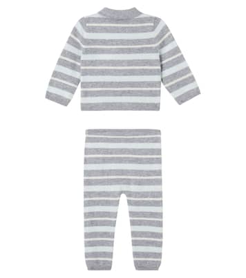 x Guest In Residence Baby Lumi striped cashmere two-piece set | Bonpoint