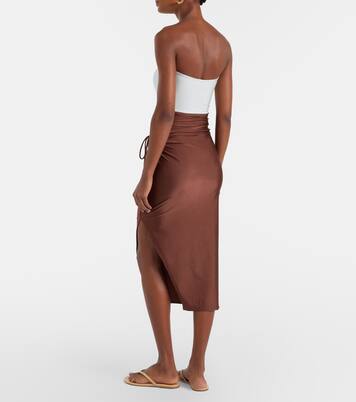 Midirock Solid Ruched  | Adriana Degreas
