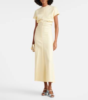 Mules Norah 70 de denim con piel | Malone Souliers