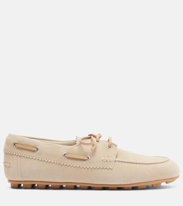H693 suede boat shoes  | Hogan