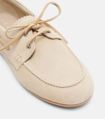 H693 suede boat shoes  | Hogan