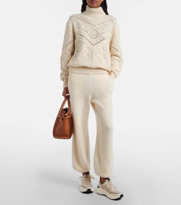 Leather-trimmed sneakers | Tod's