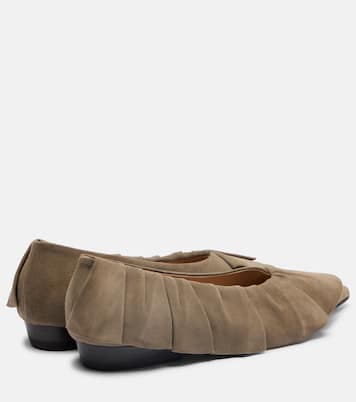 Bailarinas de ante con volantes | JW Anderson