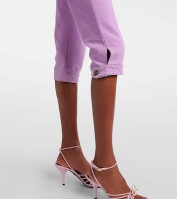 High-rise capri jeans | Versace