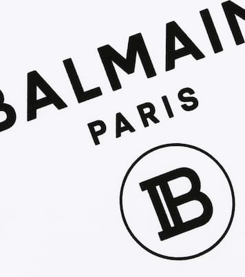 Camiseta de algodón con logo | Balmain Kids
