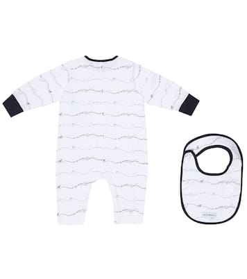 Baby Set aus Spieler und Lätzchen | Emporio Armani Kids