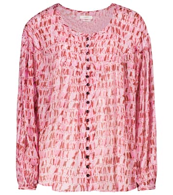 Sorionea tie-dye georgette blouse | Marant Etoile