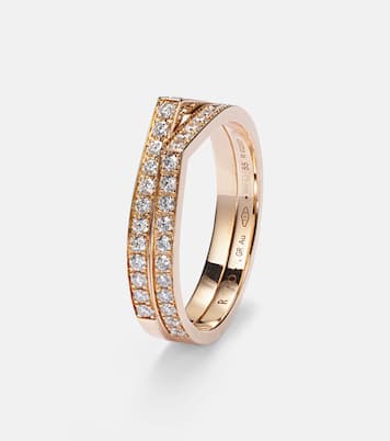 Antifer rose gold ring with diamonds | Repossi
