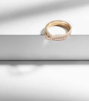 Antifer rose gold ring with diamonds | Repossi
