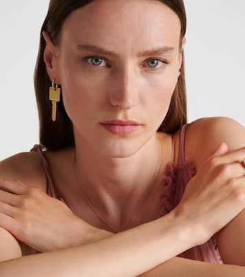 Boucle d’oreille unique Key Big en or 18 ct et diamants | Eéra