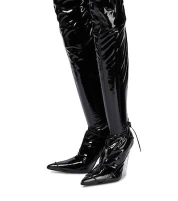 Botas mosqueteras de látex | Peter Do