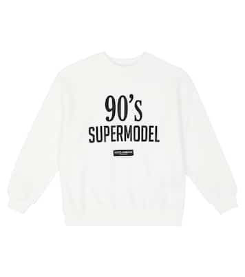 Bedrucktes Sweatshirt aus Baumwolle | Dolce&Gabbana Kids