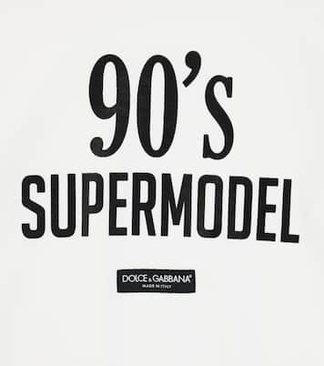 Bedrucktes Sweatshirt aus Baumwolle | Dolce&Gabbana Kids