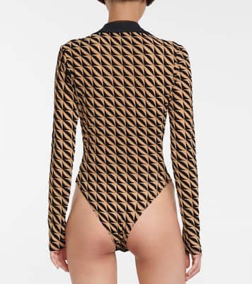 Jacquard mesh bodysuit | David Koma
