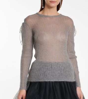 Greta cutout mohair-blend sweater | Cecilie Bahnsen