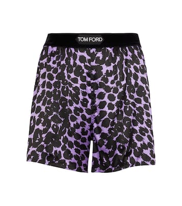 Shorts con stampa leopardata | Tom Ford