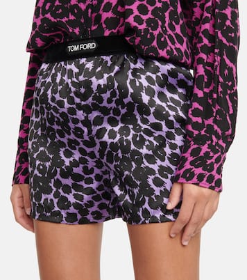 Shorts con stampa leopardata | Tom Ford