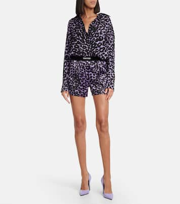 Shorts con stampa leopardata | Tom Ford