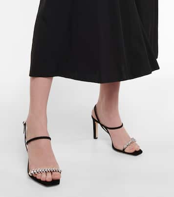 Sandalen Meira 85 aus Veloursleder | Jimmy Choo