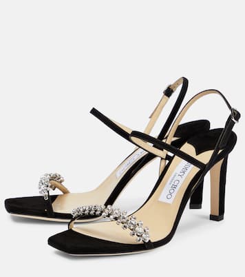 Sandalen Meira 85 aus Veloursleder | Jimmy Choo