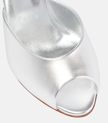 Mules Dolly in pelle metallizzata | Christian Louboutin