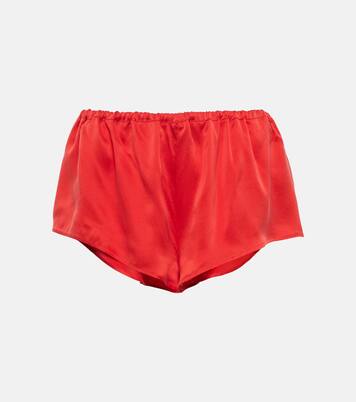 Pyjama-Shorts Venice aus Seidensatin | Asceno