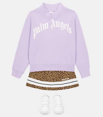 Bedrucktes Sweatshirt aus Baumwolle | Palm Angels Kids