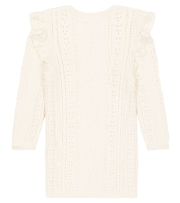 Kleid aus Baumwolle und Wolle | Chloé Kids