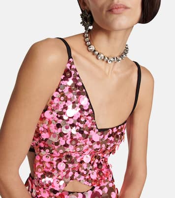 Robe Astra à sequins | The Attico