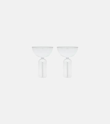 May set of 2 champagne coupe glasses | Fferrone Design