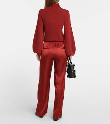 Pantaloni regular in raso | Vince