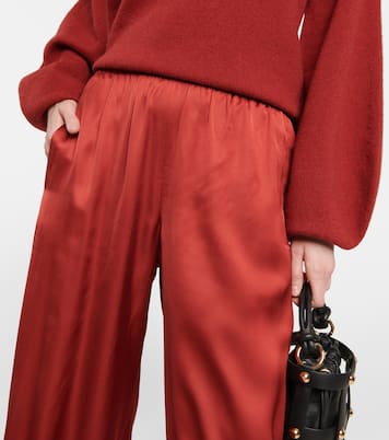 Pantaloni regular in raso | Vince