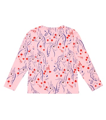 Unicorn printed cotton-blend top | Mini Rodini