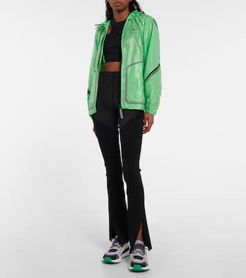 Top cropped in jersey con cut-out | Adidas by Stella McCartney