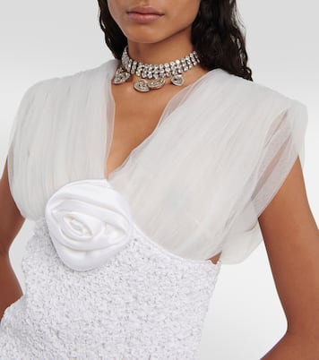 Textured silk minidress | Alessandra Rich