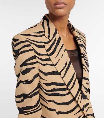 Jacquard wool-blend blazer | Stella McCartney