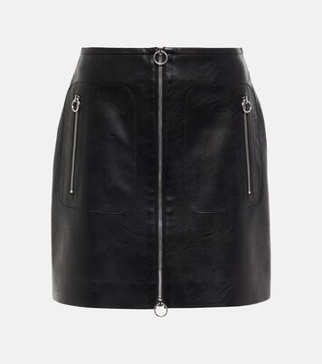 Minigonna in similpelle con zip | Stella McCartney