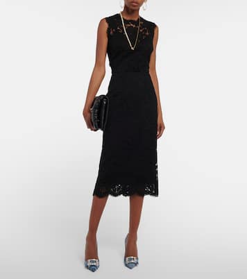 Lace midi dress | Dolce&Gabbana