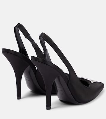 TF satin slingback pumps | Tom Ford