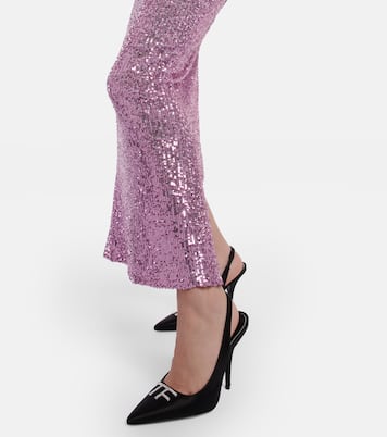 TF satin slingback pumps | Tom Ford