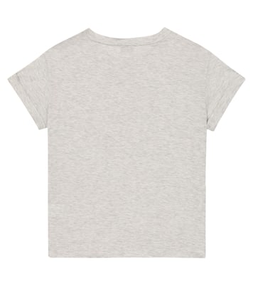 Besticktes T-Shirt aus Baumwoll-Jersey | Brunello Cucinelli Kids