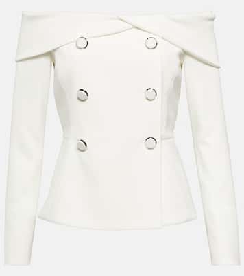 Bridal off-shoulder cady blazer | Max Mara