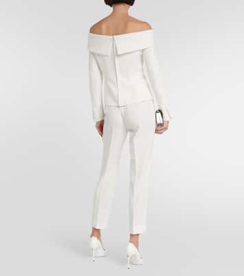 Bridal off-shoulder cady blazer | Max Mara