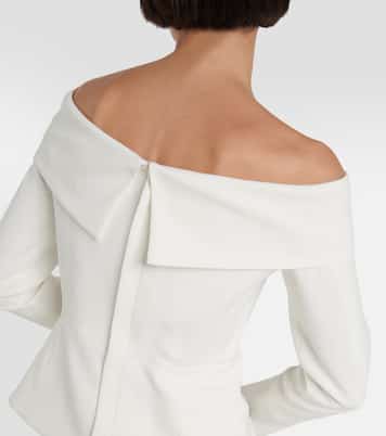 Bridal off-shoulder cady blazer | Max Mara