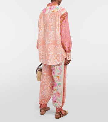 Camicia Raie in cotone con stampa | Zimmermann